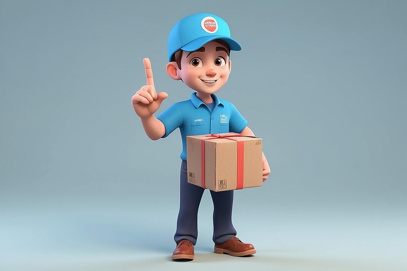 3d-delivery-man-character-salute-pose-with-parcel-box_1254992-202123